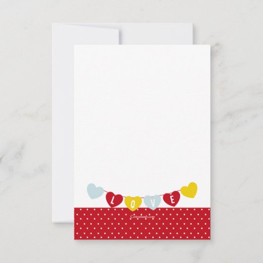 Sie brauchen Liebe Einladung (Rückseite)