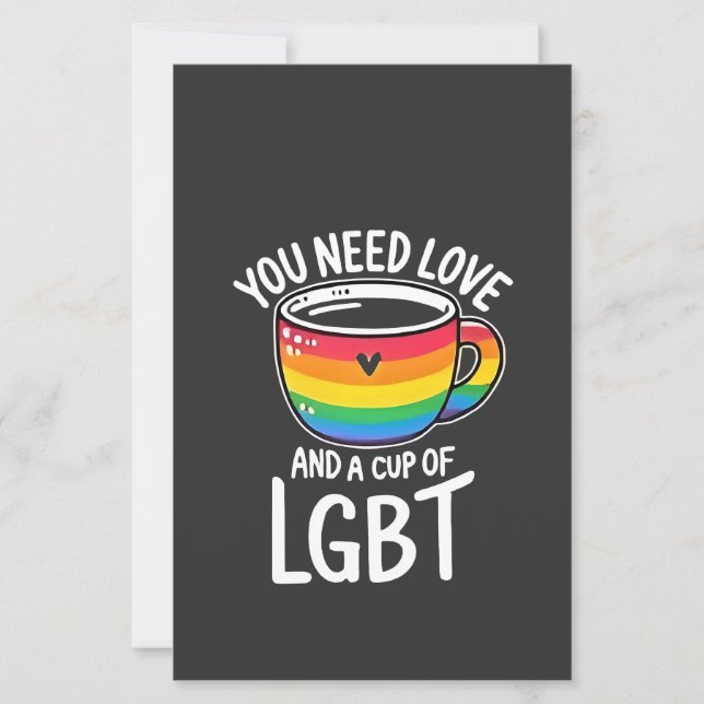Sie brauchen Liebe und einen Cup mit LGBT-Preis Mo (Vorderseite)