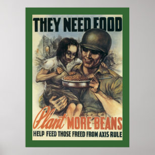 Sie brauchen Nahrung Poster