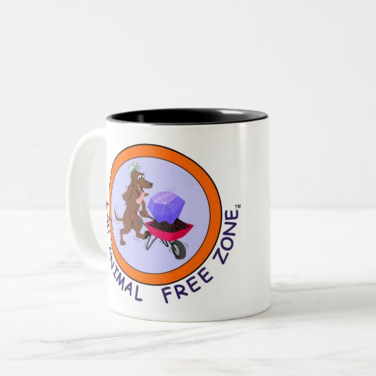 Sie brauchen nicht zu experimentieren... zweifarbige tasse (Vorderseite Links)