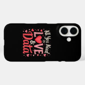 Sie brauchen nur Liebe und Daten Case-Mate iPhone Hülle (Rückseite (Horizontal))