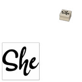 Sie Briefmarke Gummistempel (Stempel)