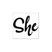 Sie Briefmarke Gummistempel (Prägung)