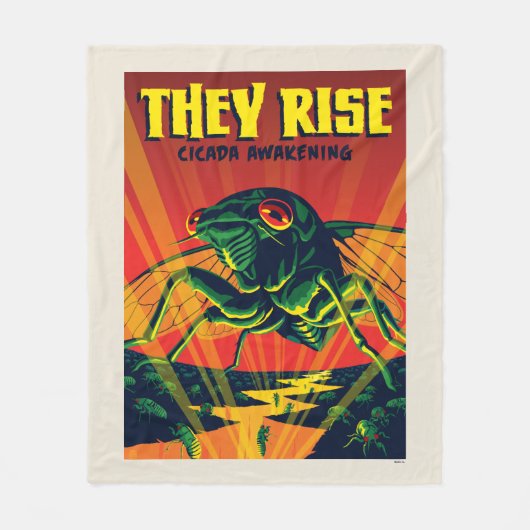 Sie bringen Cicada zum Erwachen Fleecedecke (Vorderseite)