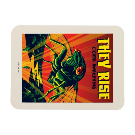 Sie bringen Cicada zum Erwachen Magnet (Horizontal)