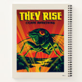 Sie bringen Cicada zum Erwachen Notizblock (Rückseite)