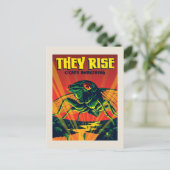 Sie bringen Cicada zum Erwachen Postkarte (Stehend Vorderseite)