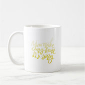 Sie bringen mein Herz Kaffeetasse (Links)