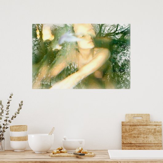 Sie bringt Frieden von Gregory Gallo Poster (Küche)