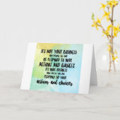 Sie buchen - Grußkarte Karte (Gelbe Blume)