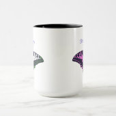 Sie bzw. sie Fracks ohne Binärflagge Tasse (Zentrum)