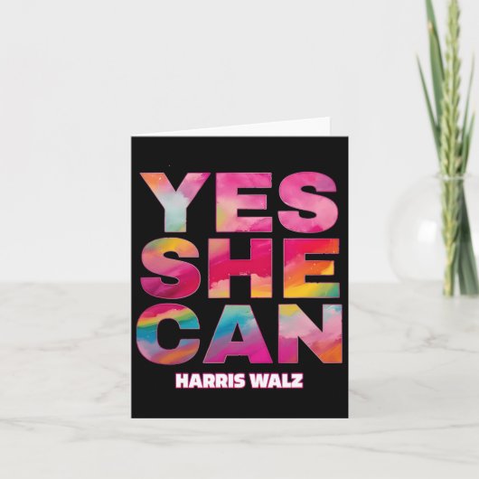 Sie Can Harris Wheimer 2024 Karte (Vorderseite)