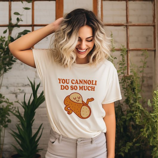 Sie Cannoli tun so viel | Funny Italian Pub Shirt