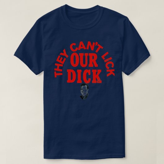 Sie Cant Lick Unser Dick Richard Nixon Kampagne Sl T-Shirt (Design vorne)