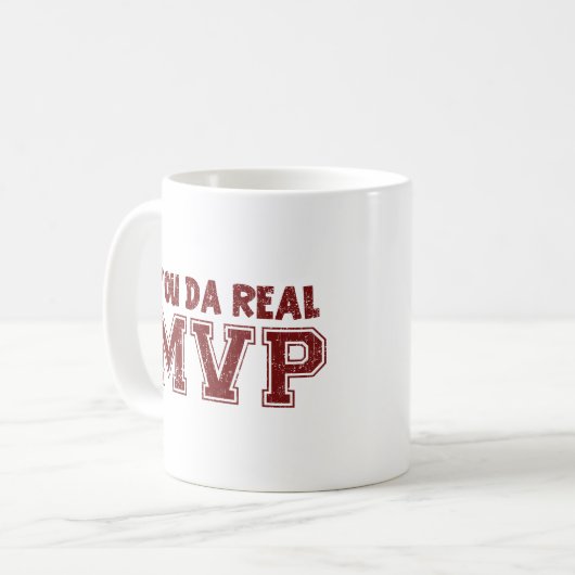 Sie DA wirklicher MVP Kaffeetasse (Vorderseite Links)