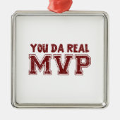 Sie DA wirklicher MVP Silbernes Ornament (Vorne)