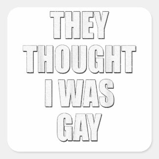 Sie dachten, es sei ein Gay-Internet-Memo, von dem Quadratischer Aufkleber