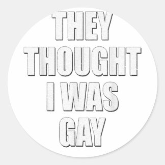 Sie dachten, es sei ein Gay-Internet-Memo, von dem Runder Aufkleber