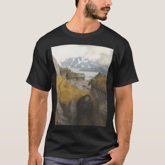 Sie deckt das ganze Land durch Theodor Kittelsen a T-Shirt