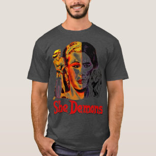 Sie Demons 50er Cult Horror Movie T-Shirt