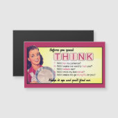 Sie denken besser - Magnet (Vorne/Hinten)