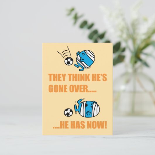 Sie denken, er ist vorbei? postkarte (Stehend Vorderseite)