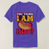 Sie denken, ich bin ein Hot-Design-Hot-Dog Lover23 T-Shirt (Design vorne)