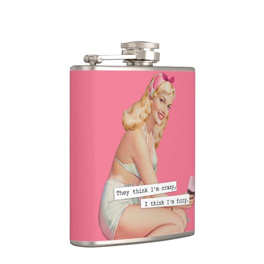 Sie denken, ich bin verrückt, ich glaube, ich bin  flachmann (Rechts)