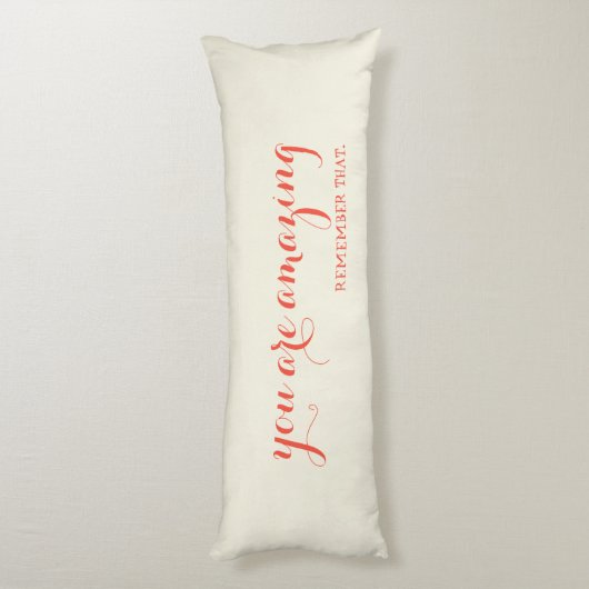 Sie denken Phantastisch daran, dass Zitat Seitenschläferkissen (Rückseite (Vertikal))