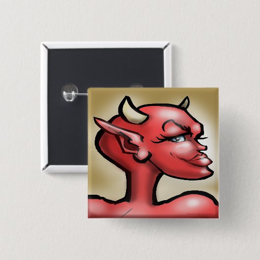 Sie Devil Button (Vorne & Hinten)