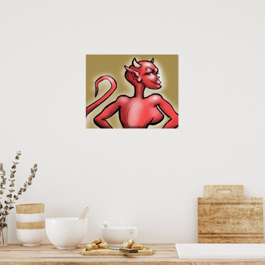 Sie Devil Poster (Küche)