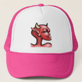Sie Devil Truckerkappe (Vorderseite)