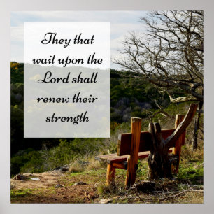 Sie, die auf das Lord Poster Jeremiah warten 29:11