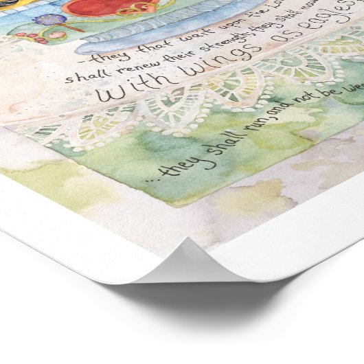 Sie, die auf den Herrn warten Poster (Ecke)