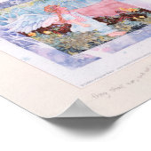 Sie, die auf die Archivkunst von Engel warten Poster (Ecke)