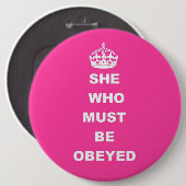 Sie, die befolgt werden muss button (Vorne & Hinten)