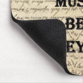 Sie, die befolgt werden muss mousepad (Ecke)