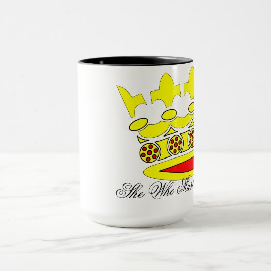 Sie, die befolgt werden muss tasse (Zentrum)