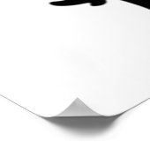 Sie, die die Kunst der Kronregeln trägt Poster (Ecke)