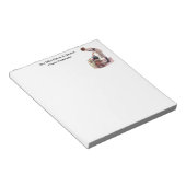 Sie, die einen Garten Pflanze, Pflanze Glück Notizblock (angewinkelt)