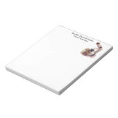 Sie, die einen Garten Pflanze, Pflanze Glück Notizblock (Rotiert)