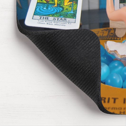 Sie, die Glück Mousepad schafft (Ecke)