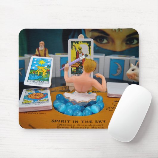 Sie, die Glück Mousepad schafft (Mit Mouse)