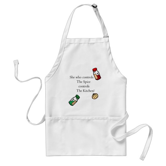 Sie die Kontrollen die Gewürz-Schürze Schürze (Vorne)