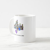 Sie, die mit dem meisten Gewebe stirbt, gewinnt Kaffeetasse (Vorderseite Links)