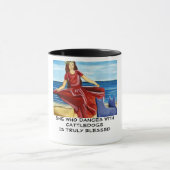 Sie, die mit Vieh tanzt, verfolgt… Tasse (Zentrum)