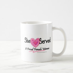 Sie diente Sammlung Kaffeetasse