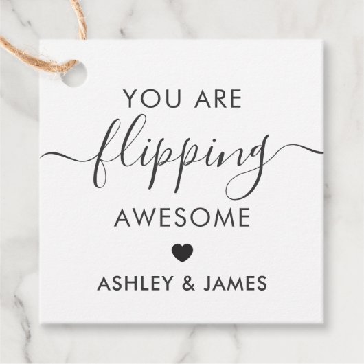 Sie Drehe Phantastische Geschenkmarke, Kraft Geschenkanhänger (Vorderseite)