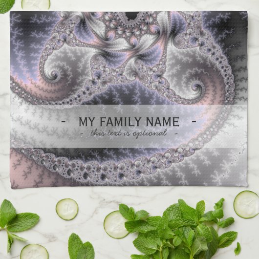 Sie drehen mich um - Fraktal Art Handtuch (Gefaltet)