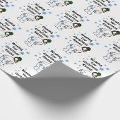 Sie durchbrennend, küsst Weihnachten Packpapier (Ecke)